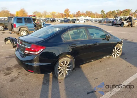 2014 Honda Civic Ex-L from USA, damaged, VIN 19XFB2F93EE081516